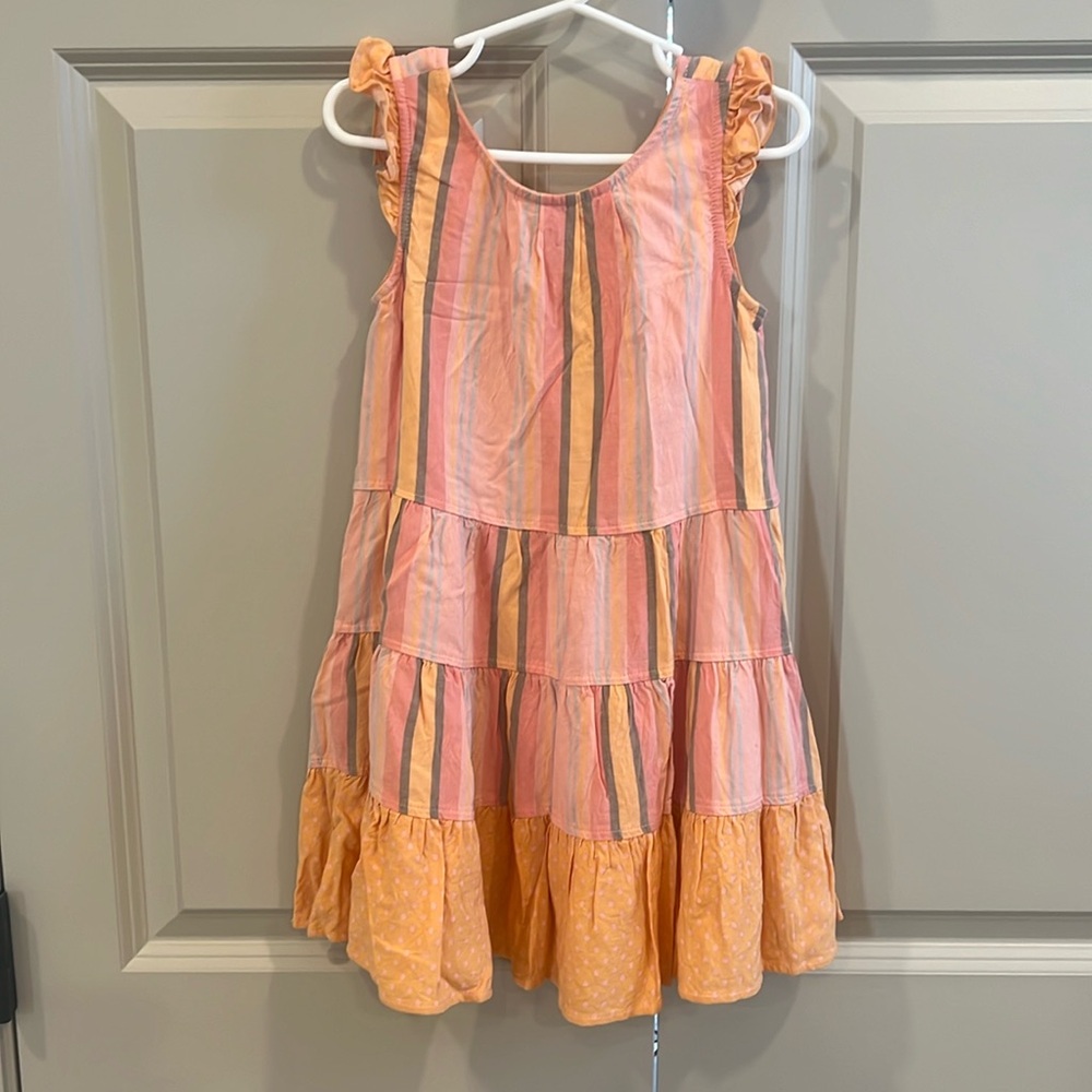 Matilda Jane Orange Creamsicle Dress Girls size 4